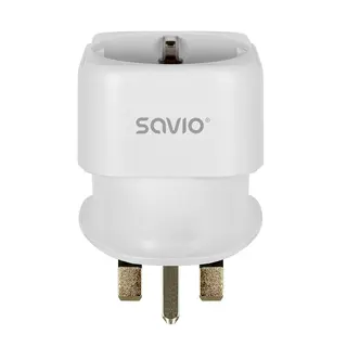 Savio Adapter podróżny, gniazdo EU - wtyk UK AP-04