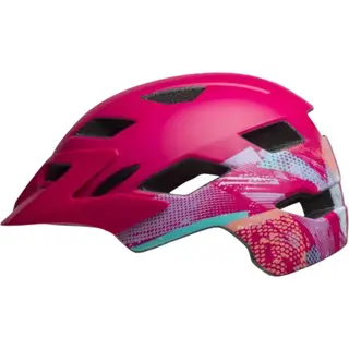 Bell Sidetrack, kask rowerowy, junior, czerwony