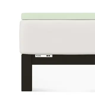 Prześcieradło Schlafgut Pure Topper | 90x190-100x220 cm | Zielony Jasny | -100x22 Green Light 643 - S bawełna