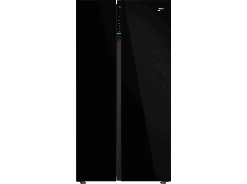 PRODUKT PO EKSPOZYCJI - Lodówka Side by BEKO bPRO500 GN163140ZGBN HarvestFresh NeoFrost EverFresh+ Kostkarka Inwerter 179cm Czarne szkło