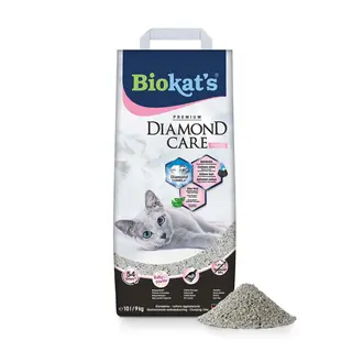 Biokat's Diamond Care Fresh żwirek dla kota o zapachu pudru - 10 l