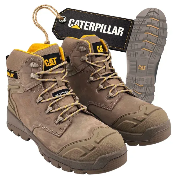 Buty robocze BHP wysokie CAT Caterpillar Striver XL skórzane obuwie S3 b 46