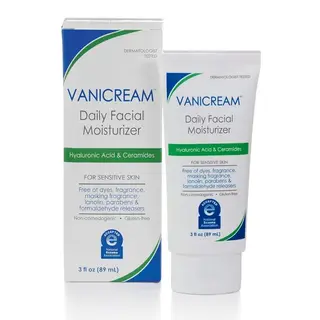 Vanicream Krem nawilżający do twarzy z kw. hialuronowym i ceramidami, 89 ml