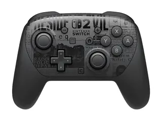 Kontroler bezprzewodowy NINTENDO Switch 2 Pro Resident Evil Requiem Edition Czarny