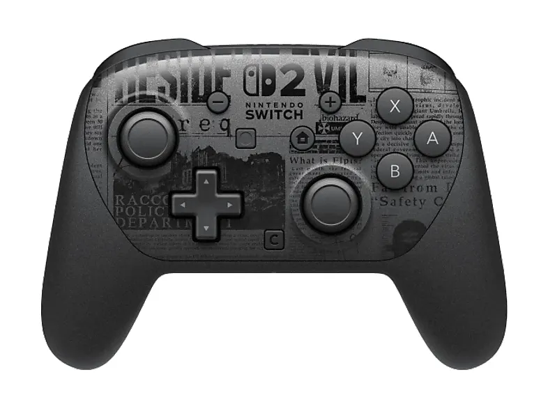 Kontroler bezprzewodowy NINTENDO Switch 2 Pro Resident Evil Requiem Edition Czarny