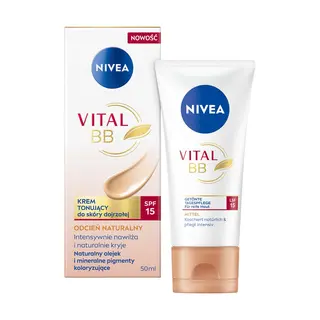 NIVEA Vital BB Krem Tonujący do Skóry Dojrzałej SPF15 Odcień Neutralny 50ml