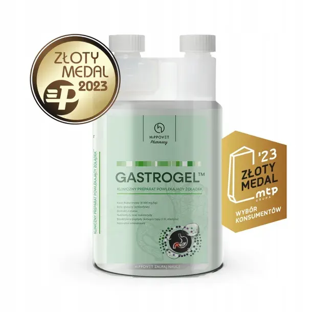 Hippovet Pharmacy GASTROGEL 1,2l – suplement na wrzody w formie żelu