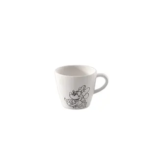 Villeroy & Boch Manufacture Rock Blanc Mickey Mouse filiżanka do espresso, 60 ml