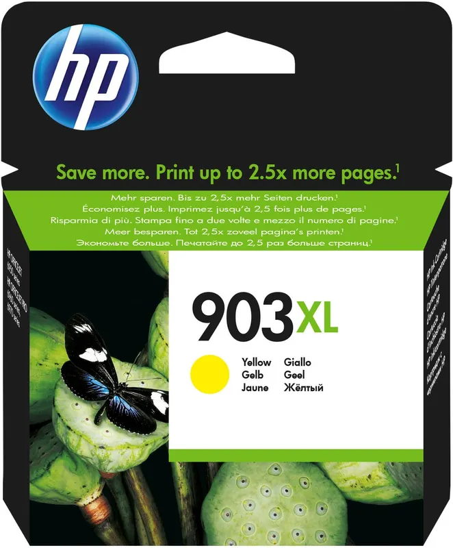 Oryginalny żółty wkład atramentowy HP 903XL
