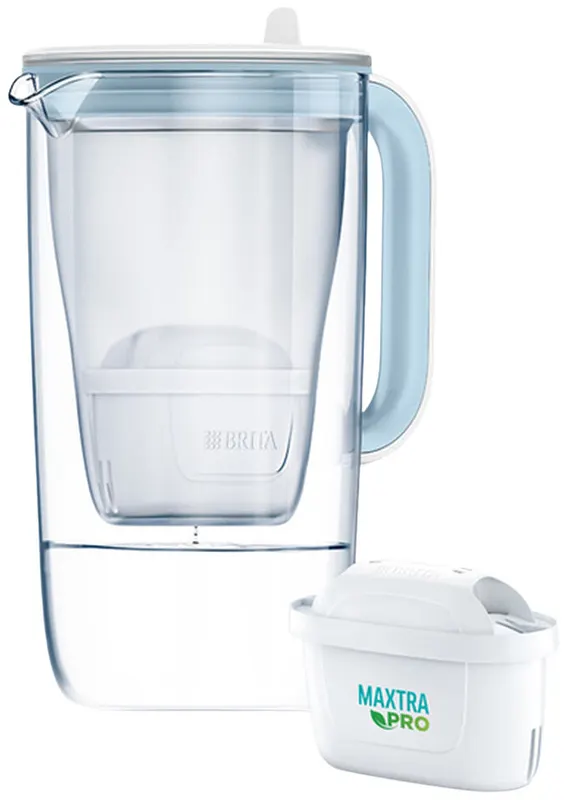 Dzbanek filtrujący Brita Glass Niebieski + wkład Maxtra Pro Pure Performance