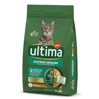 9 + 1 kg gratis! Ultima, karma sucha dla kota, 10 kg - Urinary Tract, kurczak