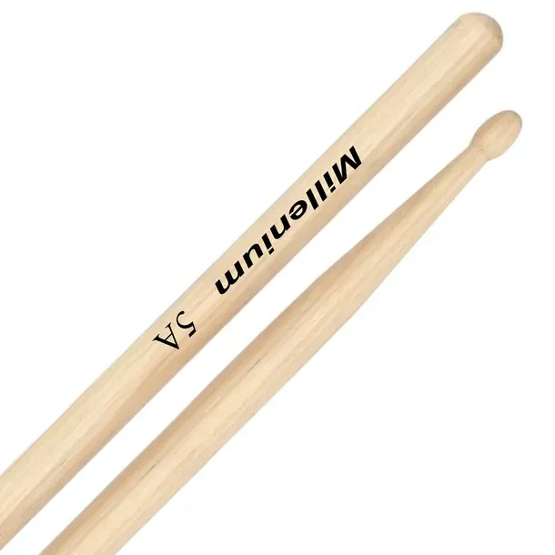 Pałki pałeczki perkusyjne Klon Naturalne Millenium 5A Maple Drumsticks Wood
