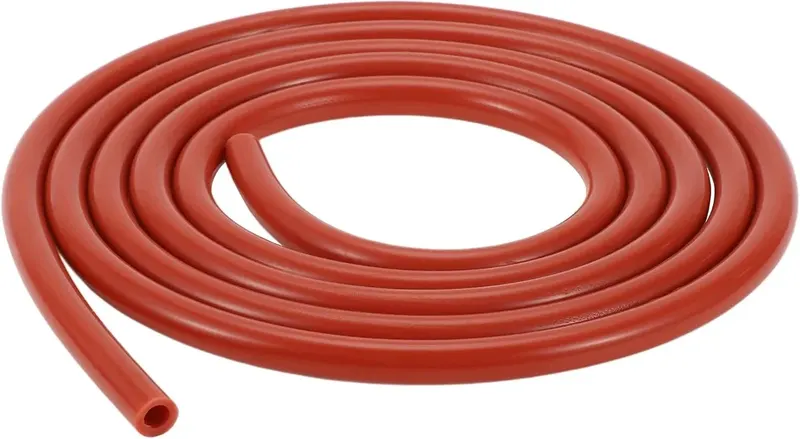 WĄŻ SILIKONOWY SSĄCY 10FT 1/4' 6MM WYSOKOTEMPERATUROWY CZERWONY