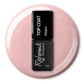 Beżoworóżowy, naturalny, delikatny top no wipe do french i baby bummer- Pinky, 10 ml