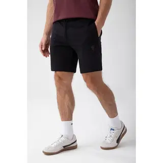 Czarne krótkie spodenki męskie TW BASIC SHORT PANTS 182 M BLACK - XXL