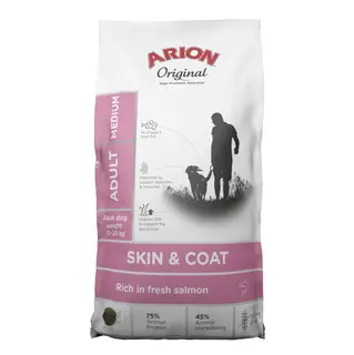 ARION Original Skin & Coat Medium Salmon - sucha karma dla psa - 12kg