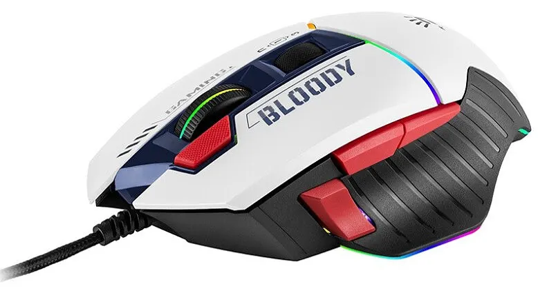 Mysz gamingowa A4Tech Bloody W95 Max Sports Niebieska