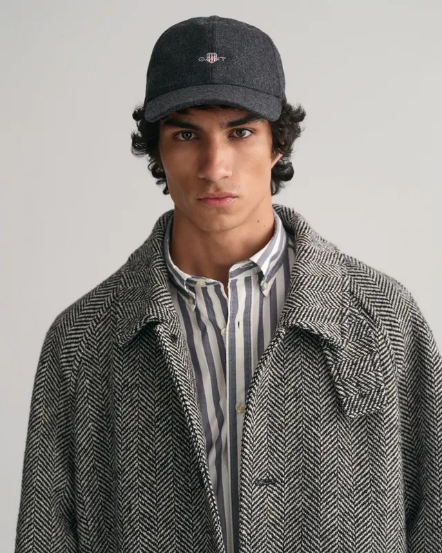 Gant Czapka Z Daszkiem Unisex Szara