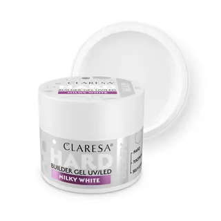 Claresa Żel Budujący Hard & Easy Milky White 45g