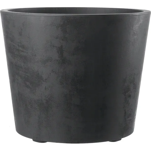 Donica duża Doniczka okrągła śr. 59cm Deroma Millennium ANTRACYT na kółkach