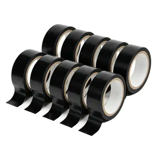 TAŚMA IZOLACYJNA 18MM 20M ZESTAW 10 SZTUK WODOSZCZELNA MOCNA TRWAŁA