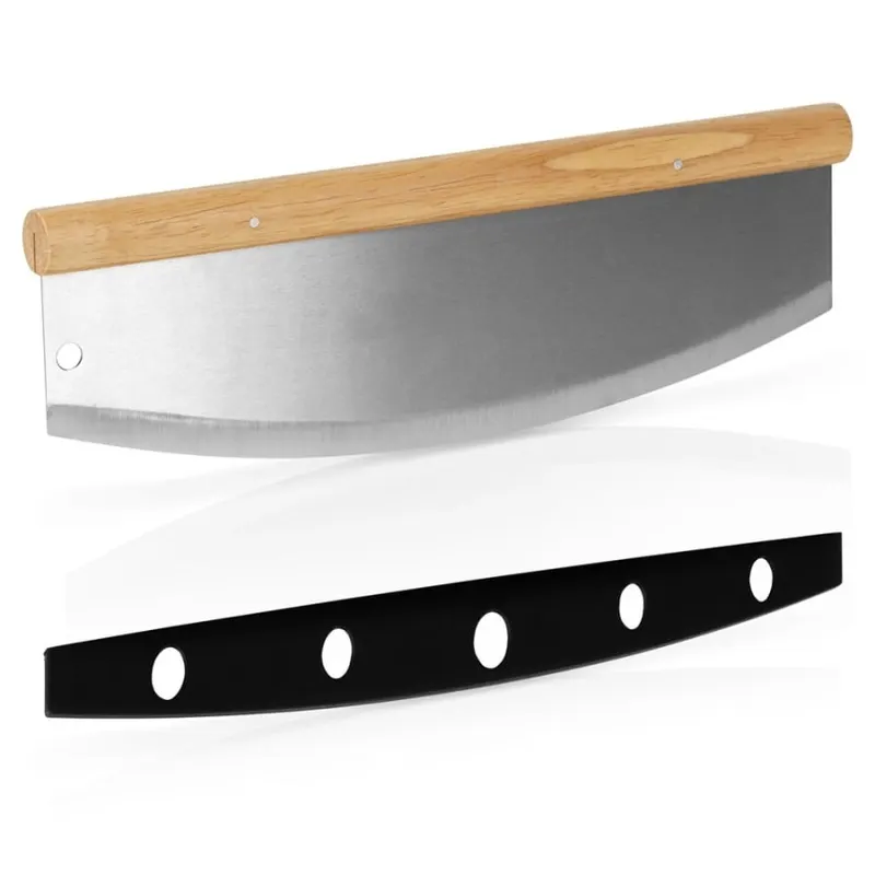 Nóż do pizzy stalowy 35x12 cm