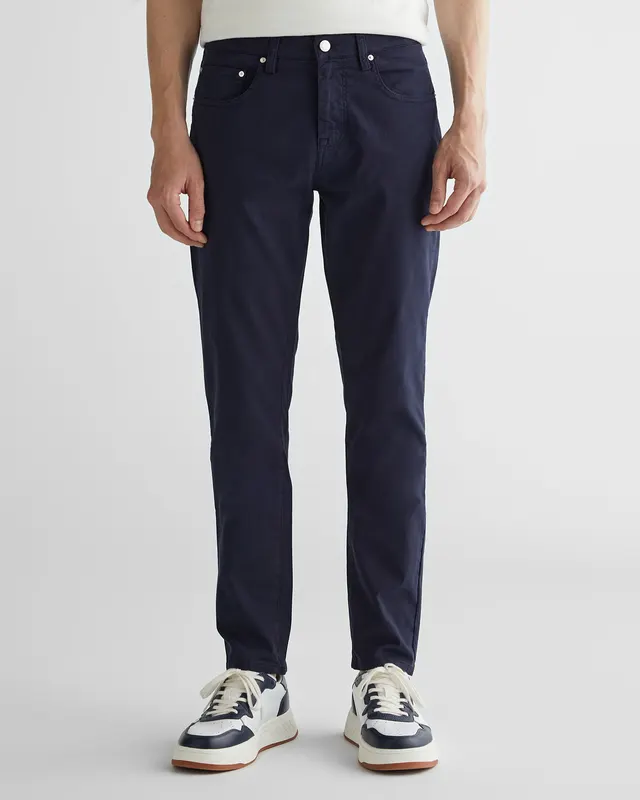 Gant Spodnie Męskie Regular Fit Granatowe