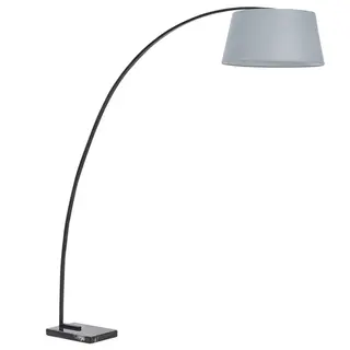 Lampa podłogowa benue metal szary