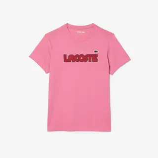 Lacoste Sport Ultra Dry Jersey Logo T-Shirt Męskie Różowy