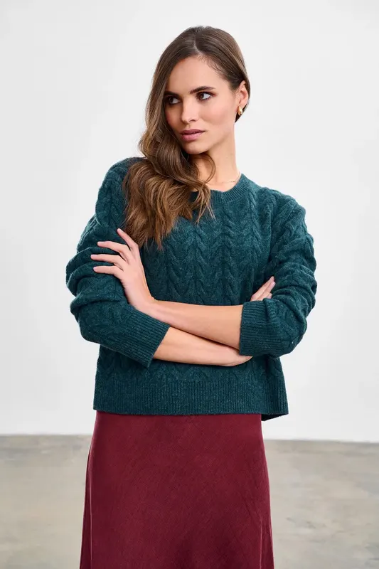 Wełniany sweter Silent Pine M