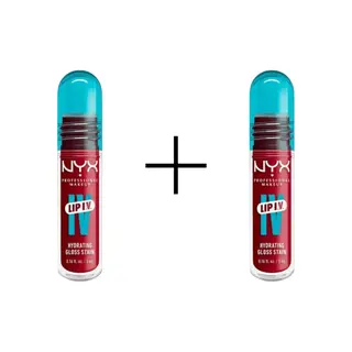 NYX Professional Makeup Lip IV Hydrating Gloss Serum Błyszczyk do Ust 11 Red-Y. Set. Wet! 1+1