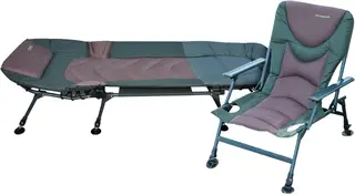 MK 5 Seasons 8leg Bedchair + Pro Carp Chair