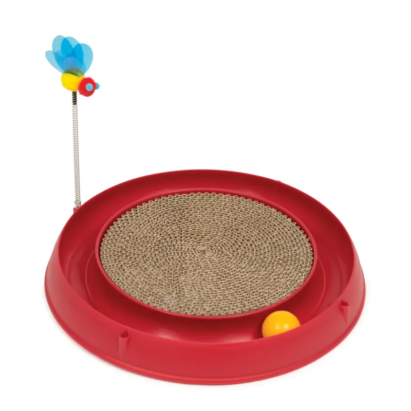 Catit Play-N-Scratch – 3 in 1, zabawka do drapania dla kota - Wys. 25 x Ø 36 cm