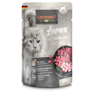 Leonardo Finest Selection, 16 x 85 g - Jagnięcina z żurawiną