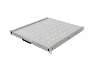 Lanberg Półka wysuwana do szaf rack 19 cali 500mm szara
