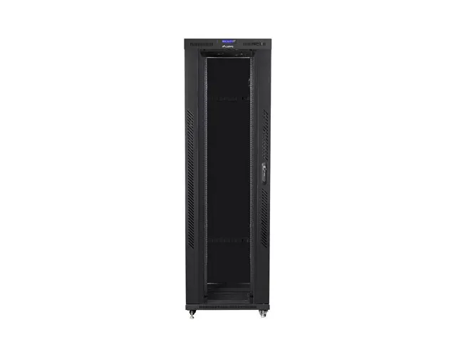 Lanberg Szafa instalacyjna rack stojąca 19 42U 800x1200 czarna, drzwi szklane LCD (Flat pack)