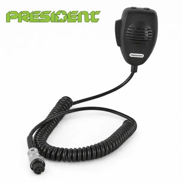Mikrofon CB Radio President DNC 520 U/D 6pin UP/DOWN Oryginał Gruszka