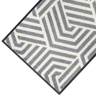 Szary chodnik Hexagon 60 x 140 cm