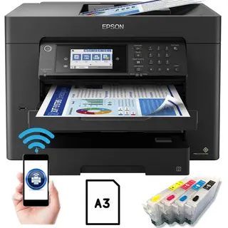 Drukarka wielofunkcyjna A3+ Epson WF-7830 WiFi DUplex ADF Wieczne tusze