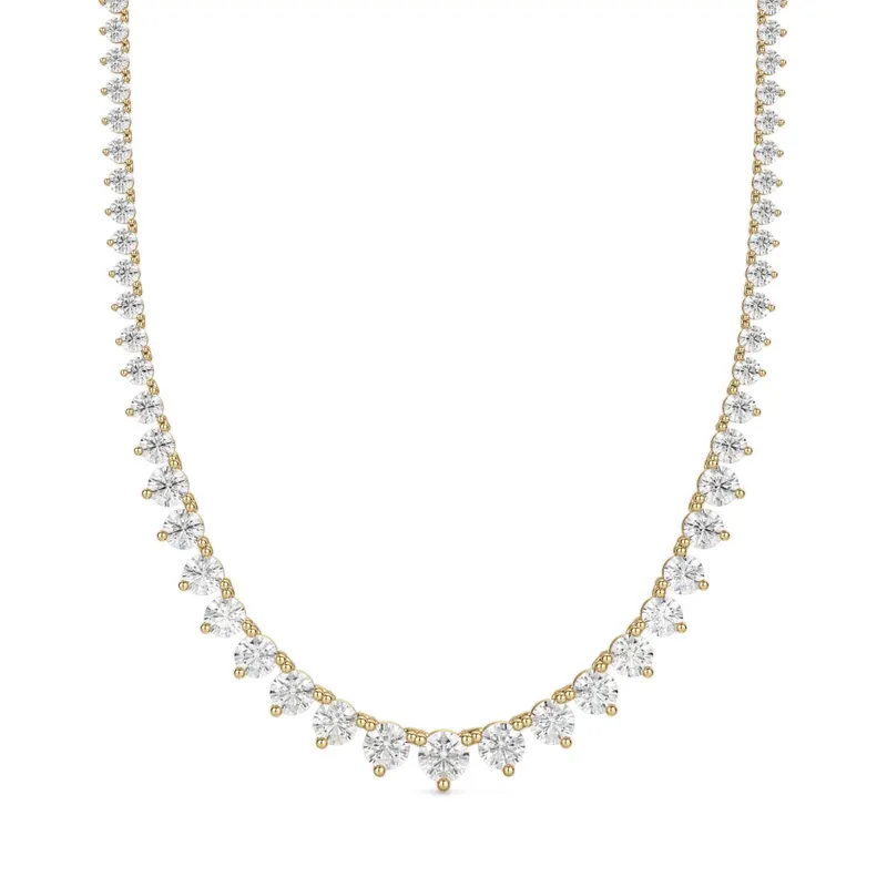 Naszyjnik Marilyn 15.80 krt Laboratoryjny Diament 585 Żółte Złoto (14K)