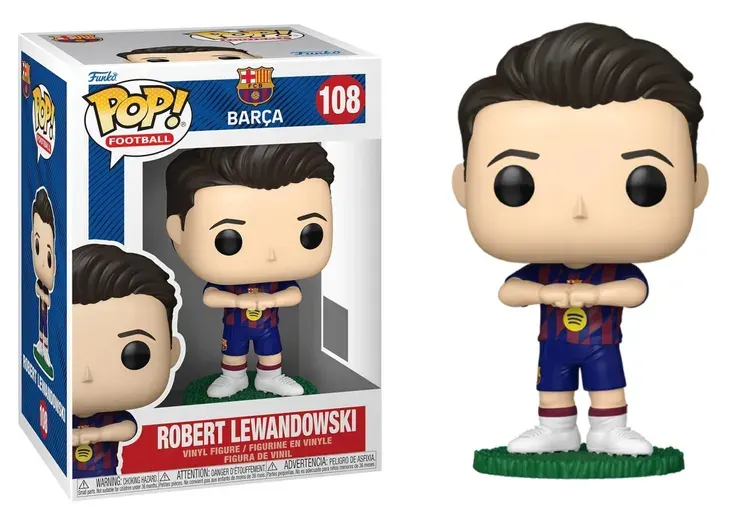 FUNKO POP FIGURKA ROBERT LEWANDOWSKI FC BARCELONA (108) FOOTBALL RL9