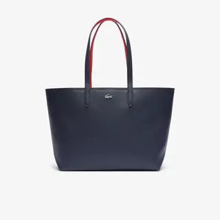 Lacoste Torba Tote Anna Na Zamek Granatowy