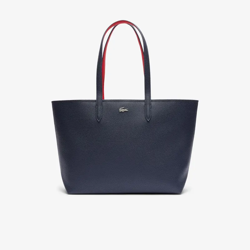 Lacoste Torba Tote Anna Na Zamek Granatowy