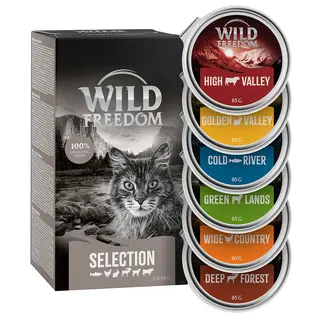 Wild Freedom Adult, tacki, 6 x 85 g - Pakiet mieszany (6 smaków)