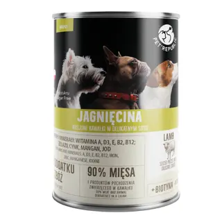 Pet Republic Adult w sosie, 10 x 400 g - Jagnięcina