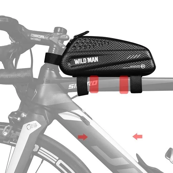 Wildman Etui sakwa na ramę EX 1L uchwyt rower czarny
