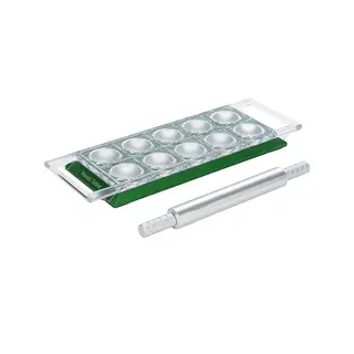 Narzędzie kuchenne Marcato Ravioli Tablet zielone 10 ravioli w jednym czasie