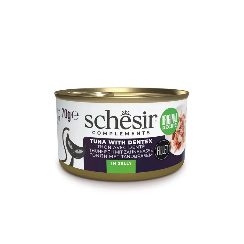 SCHESIR Oceanic Adult Tuńczyk z Dentykiem - mokra karma dla kota - 70g