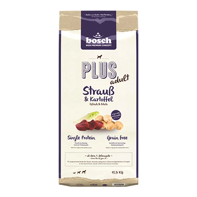 bosch HPC Plus Struś & ziemniaki - 12,5 kg