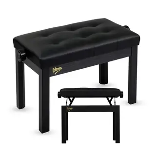 ŁAWA DO PIANINA STOŁEK POD KEYBOARD REGULOWANY 47-55CM DO 140KG CZARNY